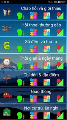 Tiếng Hàn Quốc android App screenshot 5